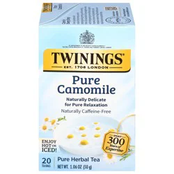 Twinings Pure Camomile Herbal Tea 20 Bags - 20 ct