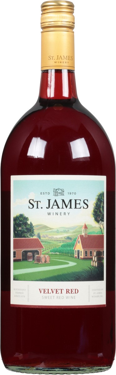 slide 7 of 10, St. James Winery Velvet Red 1.5 l, 1.5 l