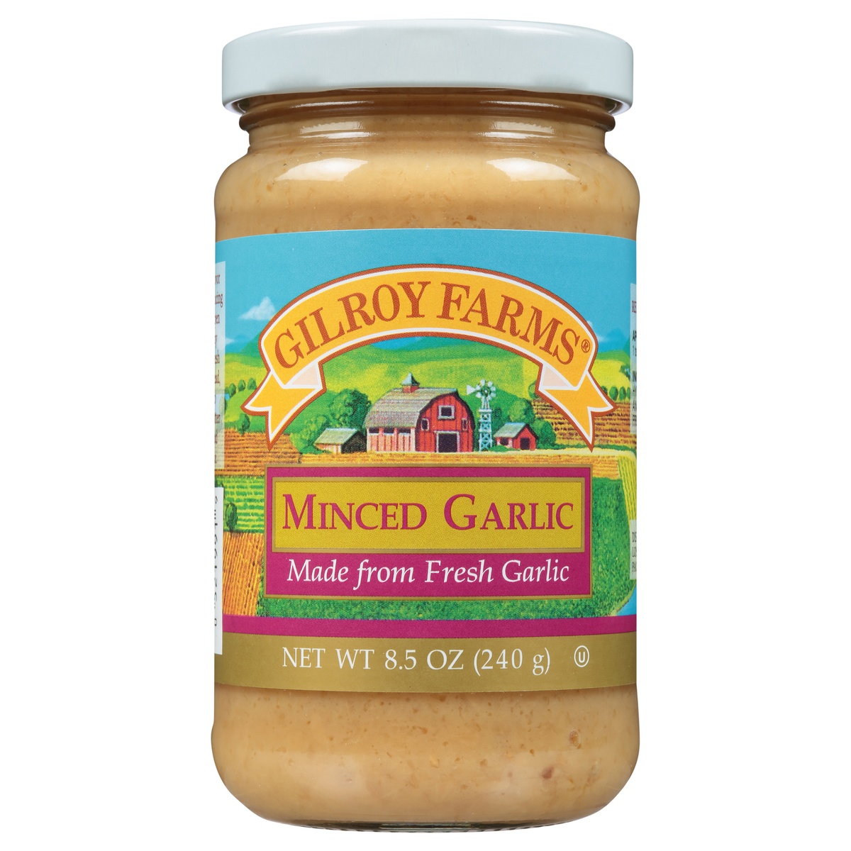 slide 1 of 1, Gilroy Farms  Minced Garlic, 8.5 oz