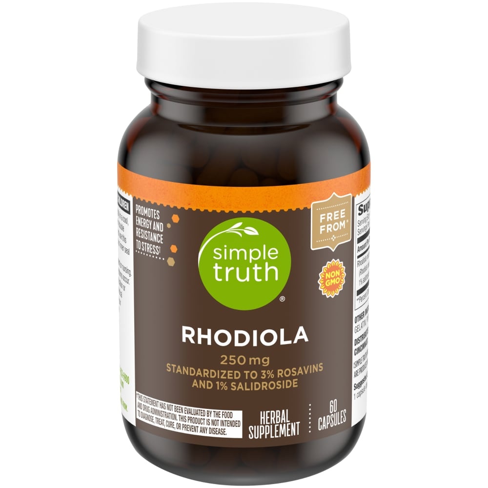 slide 1 of 1, Simple Truth Rhodiola 250 Mg, 60 ct; 250 mg