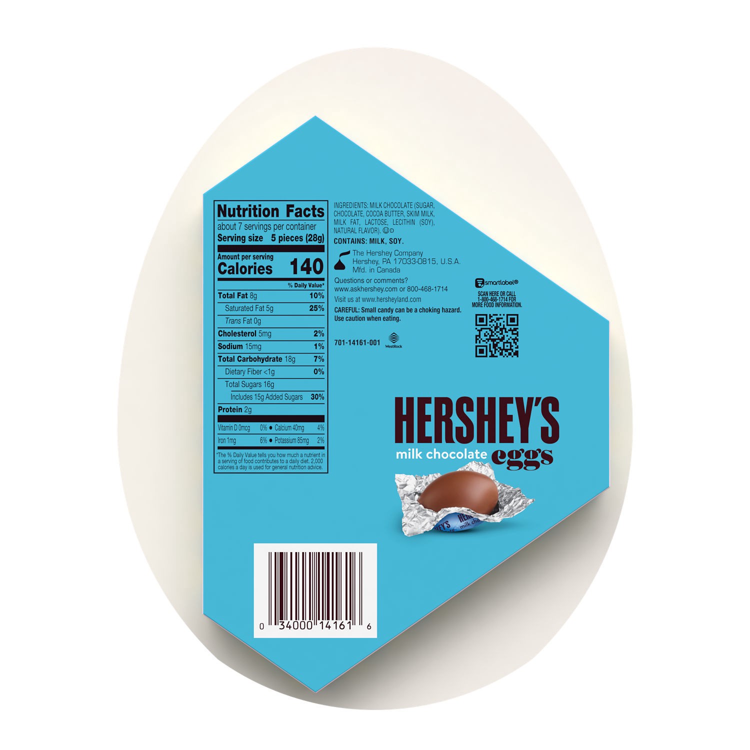 slide 3 of 5, Hershey's Milk Chocolate Eggs, Easter Candy Gift Box, 6.5 oz, 6.5 oz