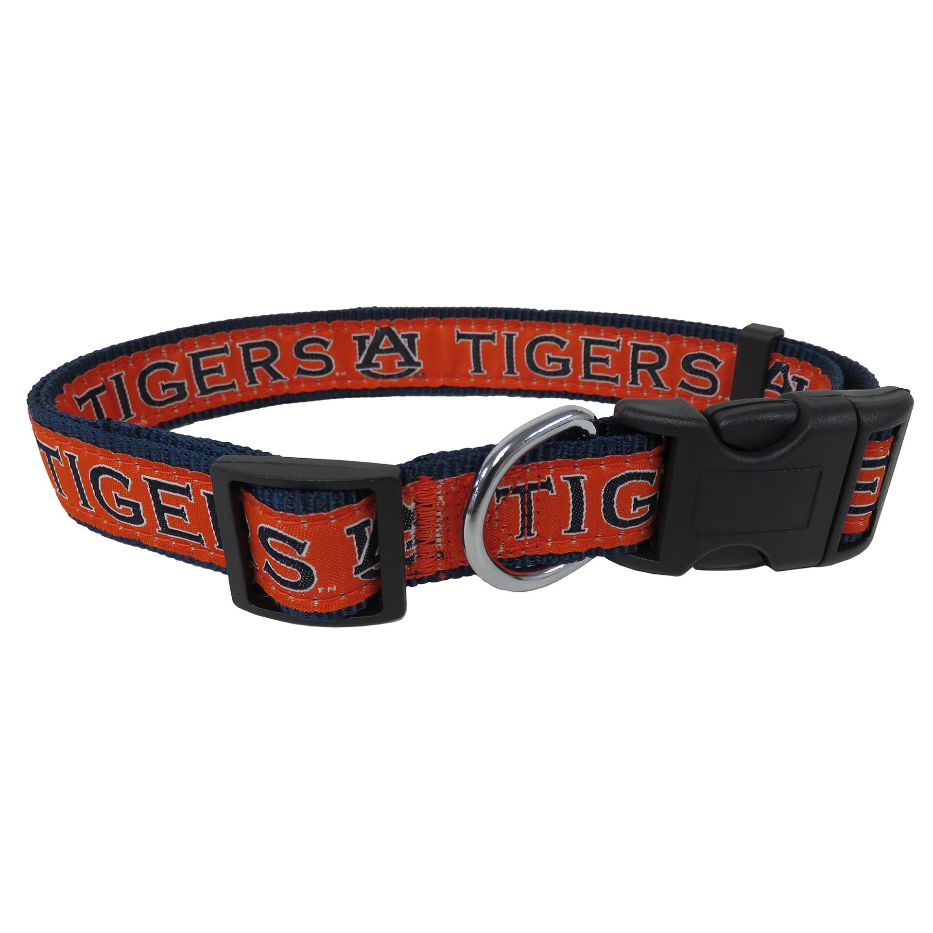 slide 1 of 1, Pets First Auburn Tigers Collar, MED