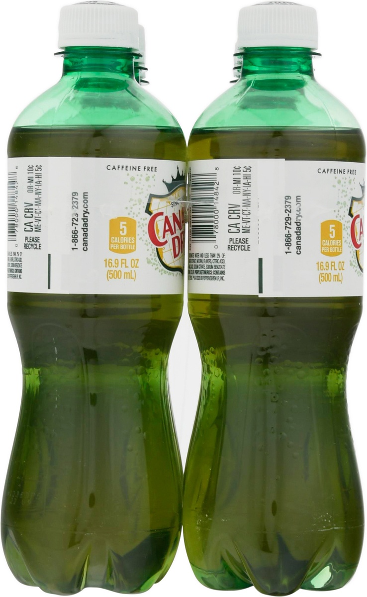 slide 7 of 11, Canada Dry Diet Ginger Ale, 6 ct; 16.9 oz