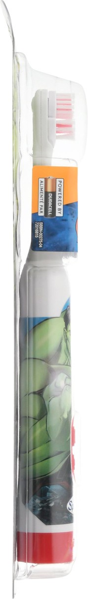 slide 8 of 9, Spinbrush Marvel Avengers Kid''s Spinbrush Electric Battery Toothbrush, Soft, 1 ct, Character May Vary, 1 ct