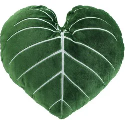 Destination Holiday Monstera Figural Pillow