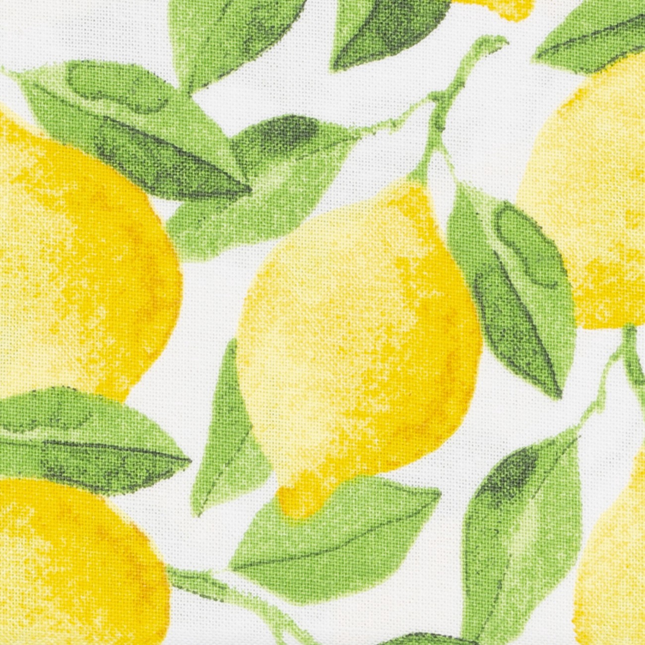 slide 2 of 4, Lemon Cotton Fabric By Loops & Threads, 18 in x 21 in