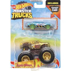 Hot Wheels Monster Trucks 1:64 Scale Lion's Share, Includes Hot Wheels Die Cast Car