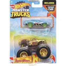 Hot Wheels Monster Trucks 1:64 Scale Lion's Share, Includes Hot Wheels Die Cast Car