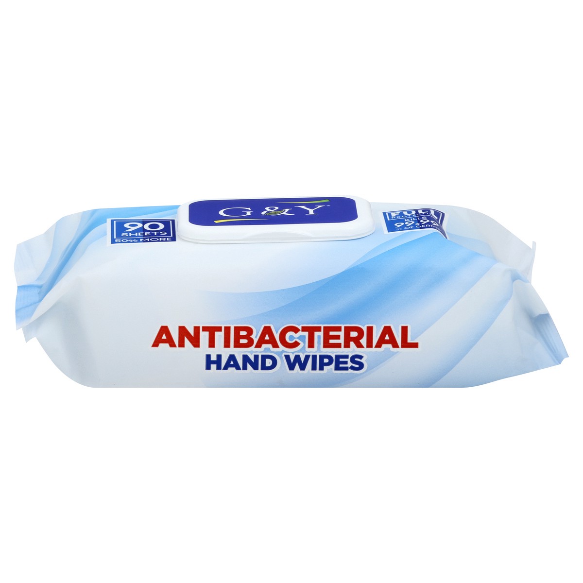 slide 7 of 12, G & Y Antibacterial Hand Wipes 90 ea, 90 ct