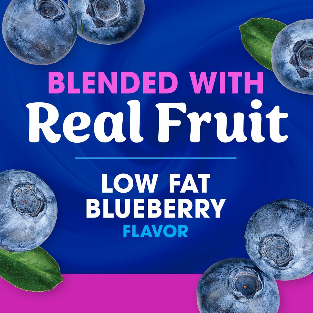 slide 4 of 5, Kroger Blueberry Low Fat Yogurt Cup, 6 oz