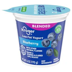 Kroger Blueberry Low Fat Yogurt Cup