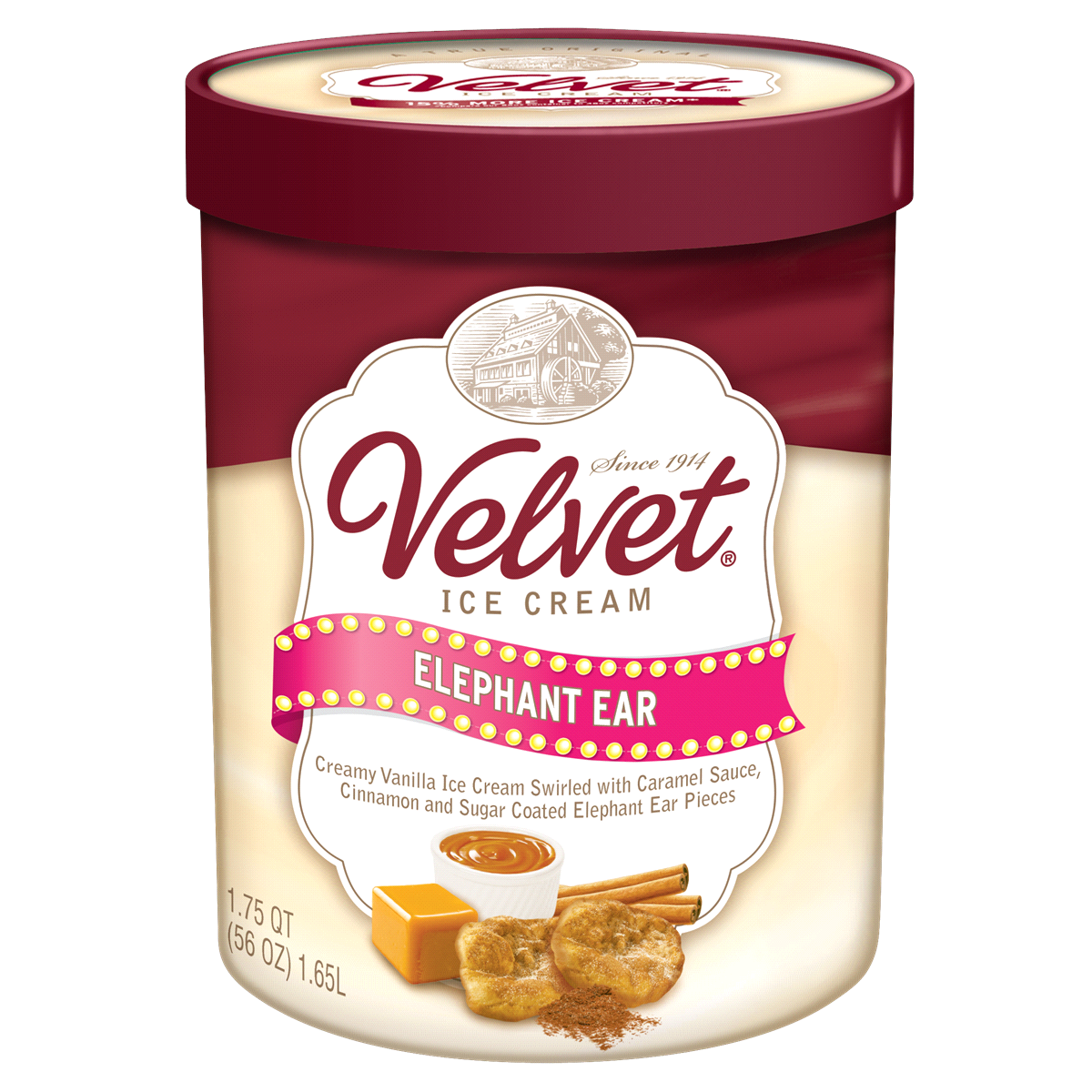 slide 1 of 1, Velvet Elphnt Ear Ice Cream, 56 oz