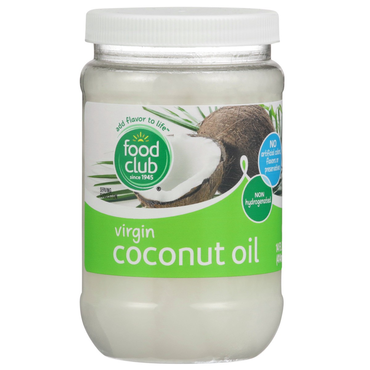 slide 8 of 9, Food Club Virgin Coconut Oil, 14 fl oz