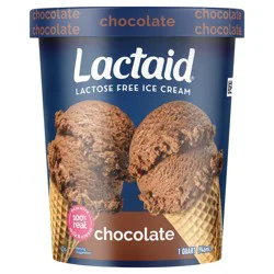 Lactaid Chocolate Ice Cream, 1 Quart