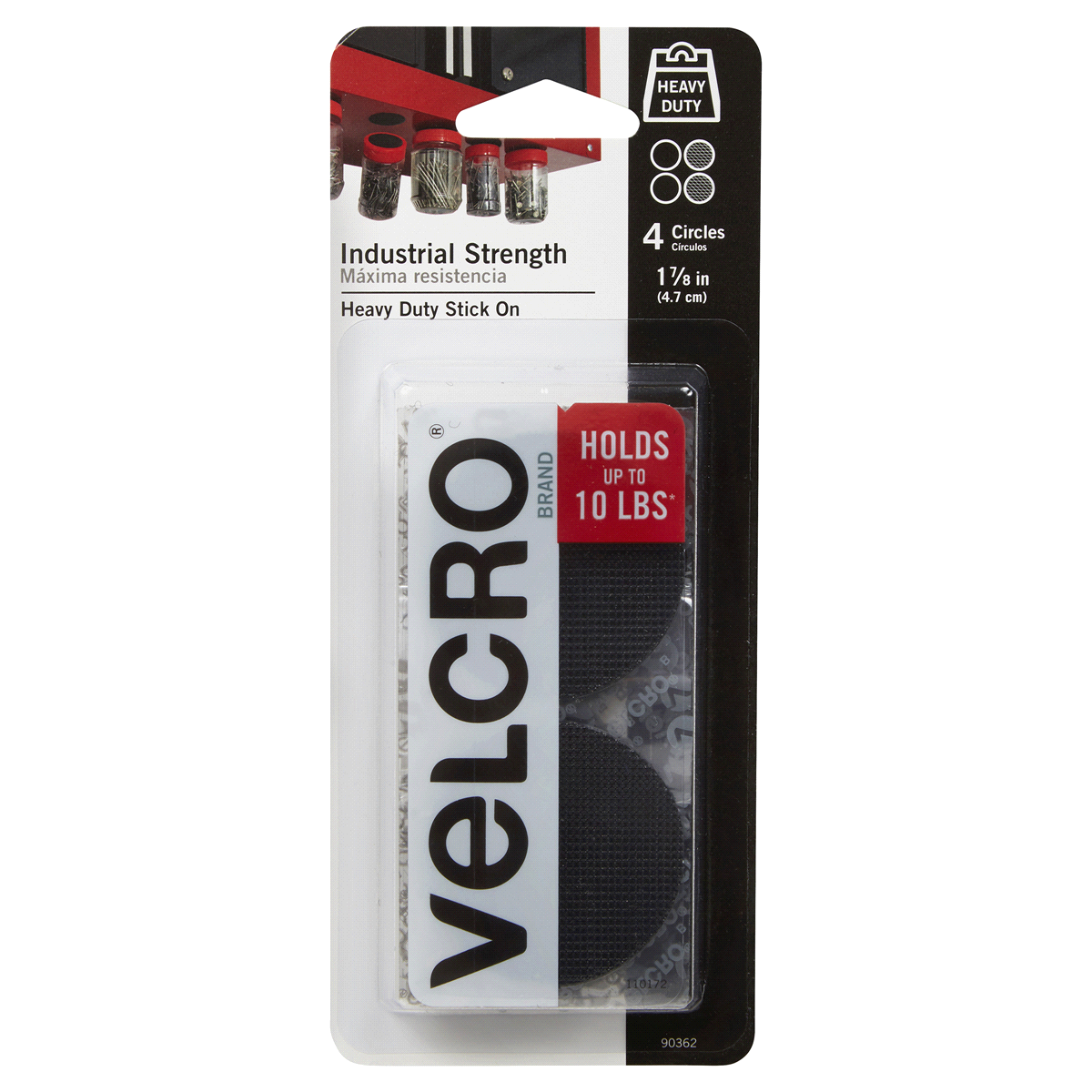 slide 1 of 1, VELCRO Brand Sticky Coins Black, 1 ct