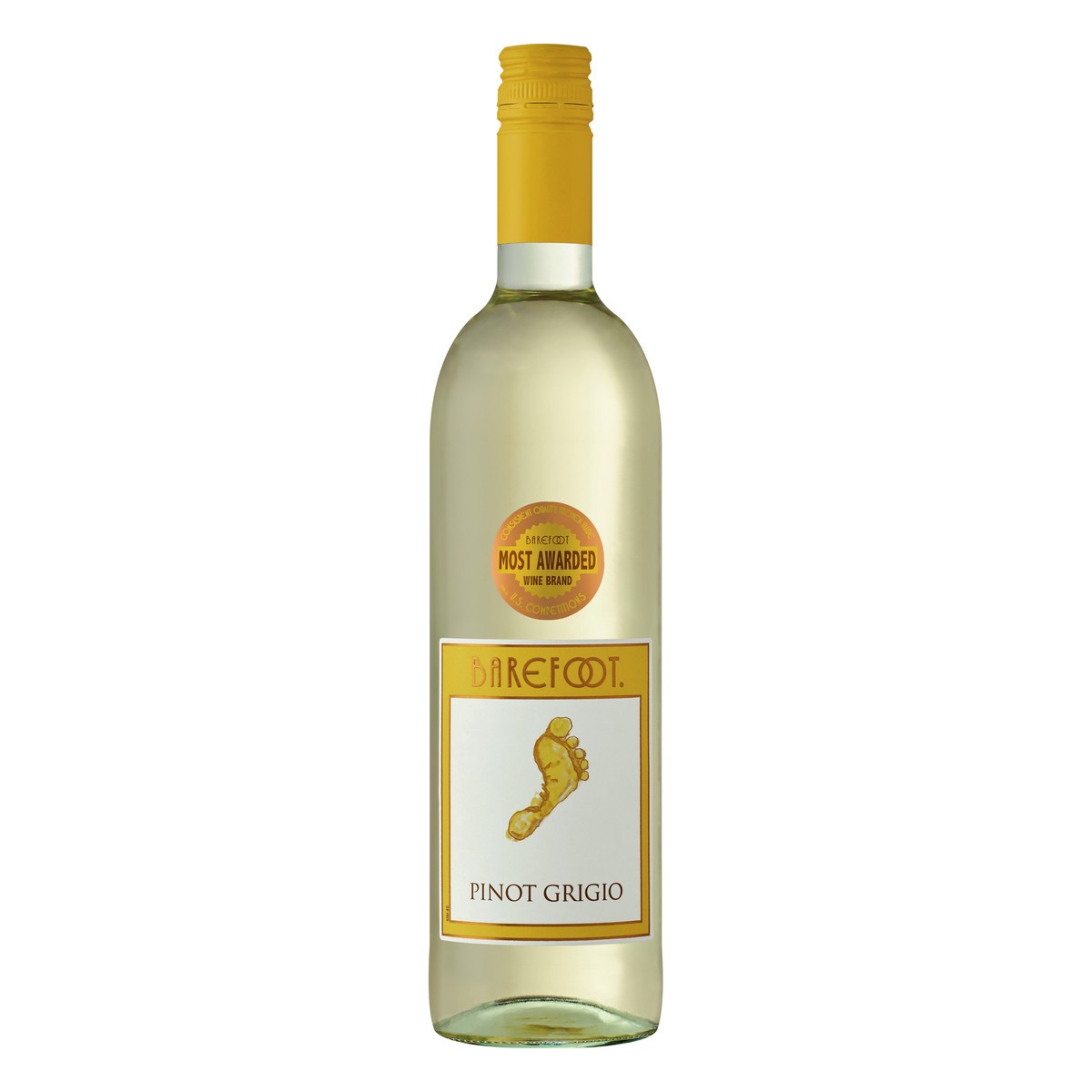 slide 1 of 25, Barefoot White Wine, 750 ml