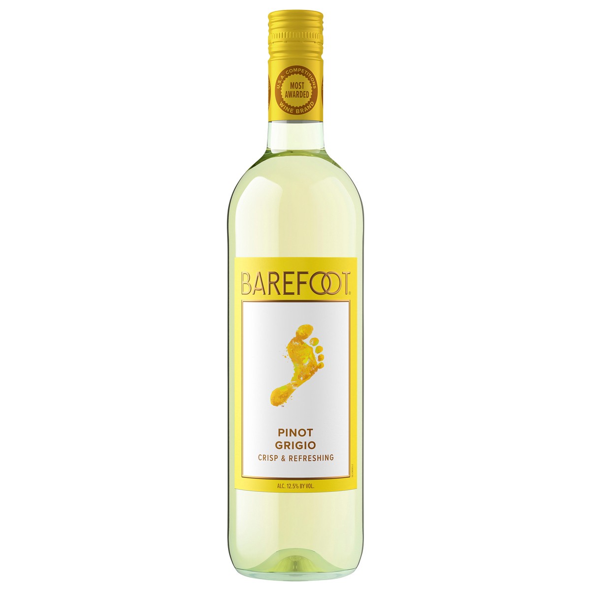 slide 1 of 25, Barefoot Cellars Pinot Grigio White Wine 750ml, 750 ml