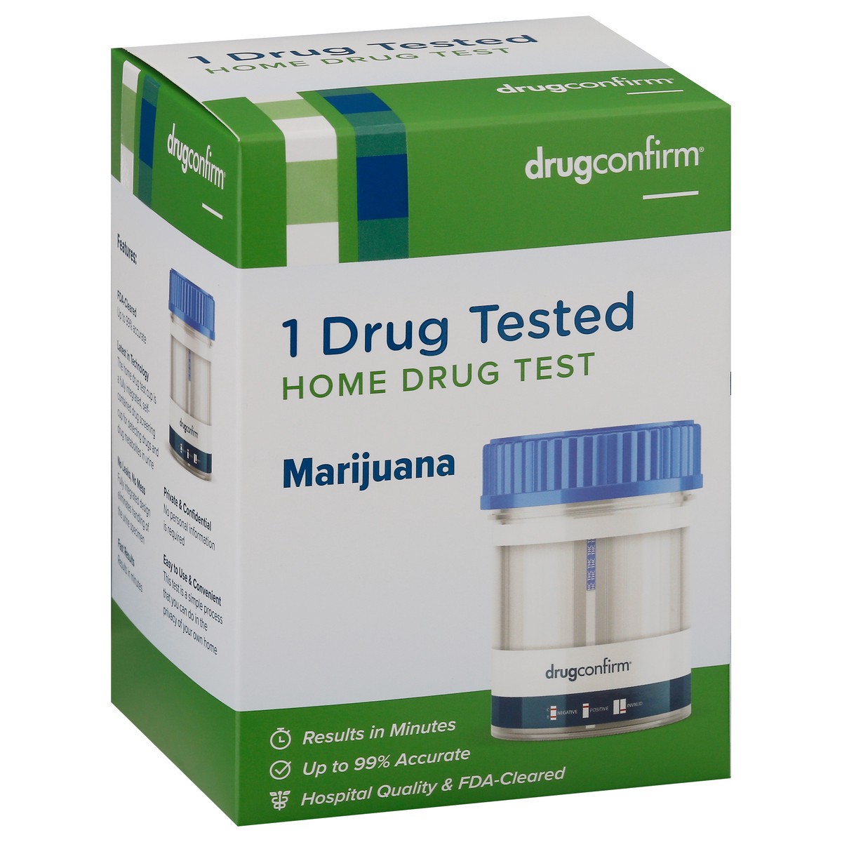 slide 4 of 9, DrugConfirm Marijuana Home Drug Test 1 ea, 1 ct