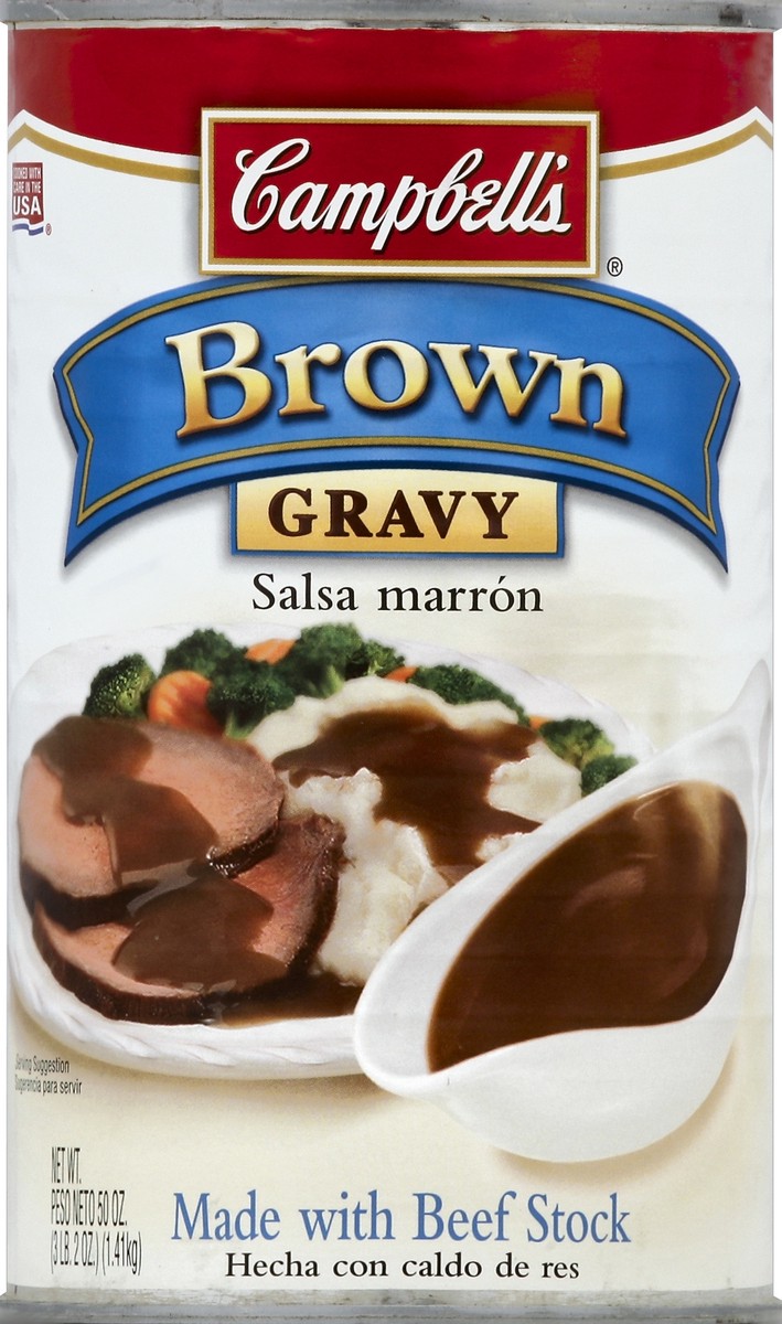 slide 1 of 2, Campbell's Gravy 50 oz, 50 oz