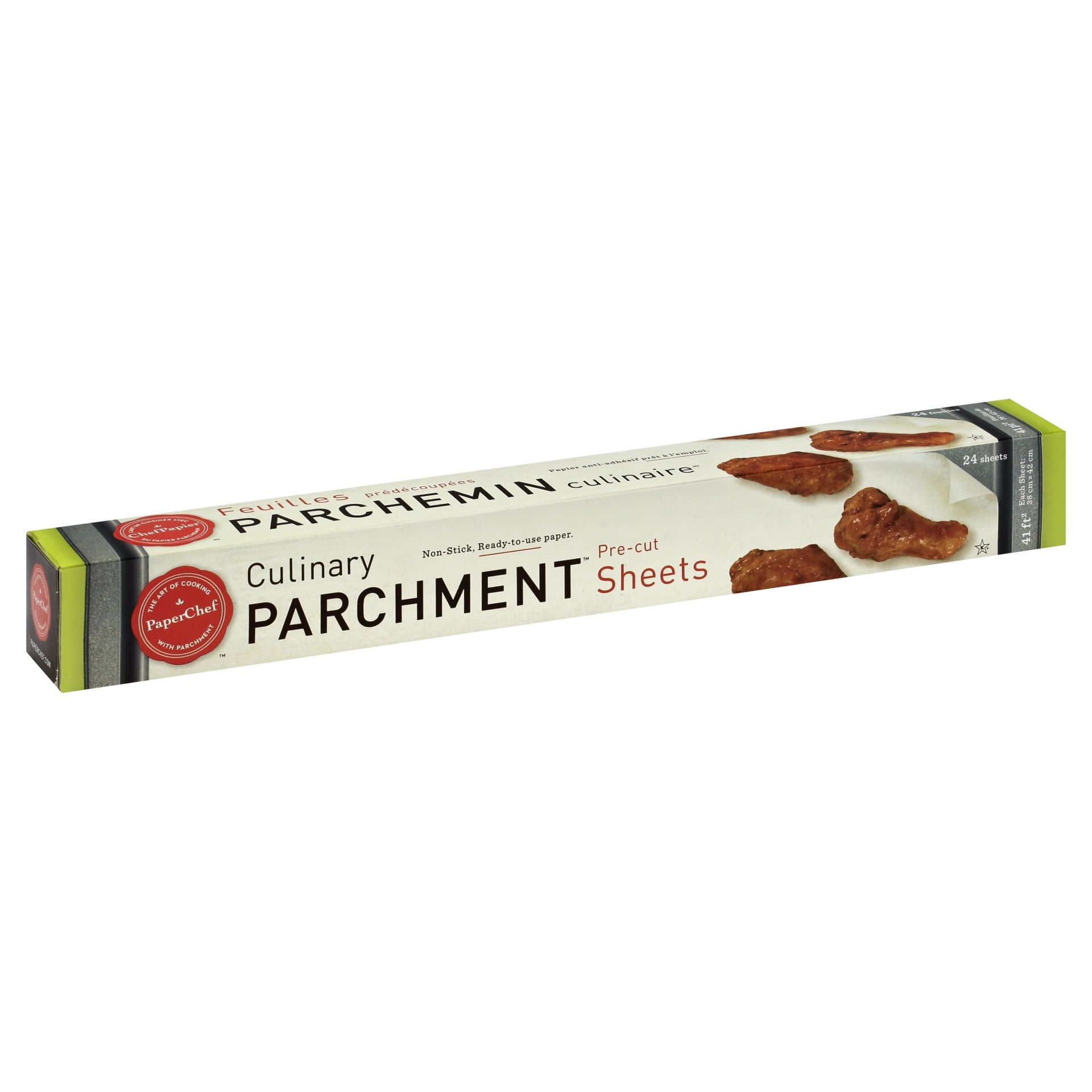 slide 1 of 1, PaperChef Culinary Parchment Pre Cut Sheets, 24 ct