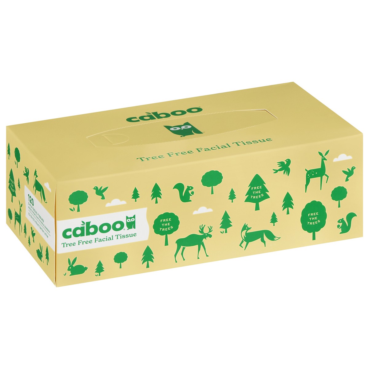 slide 7 of 11, Caboo Tree Free 3-Ply Facial Tissue 120 ea, 120 ct