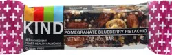 KIND Pomegranate Blueberry Pistachio, 5g Protein, Gluten Free Snack Bar, 1.4 OZ, 1 Count