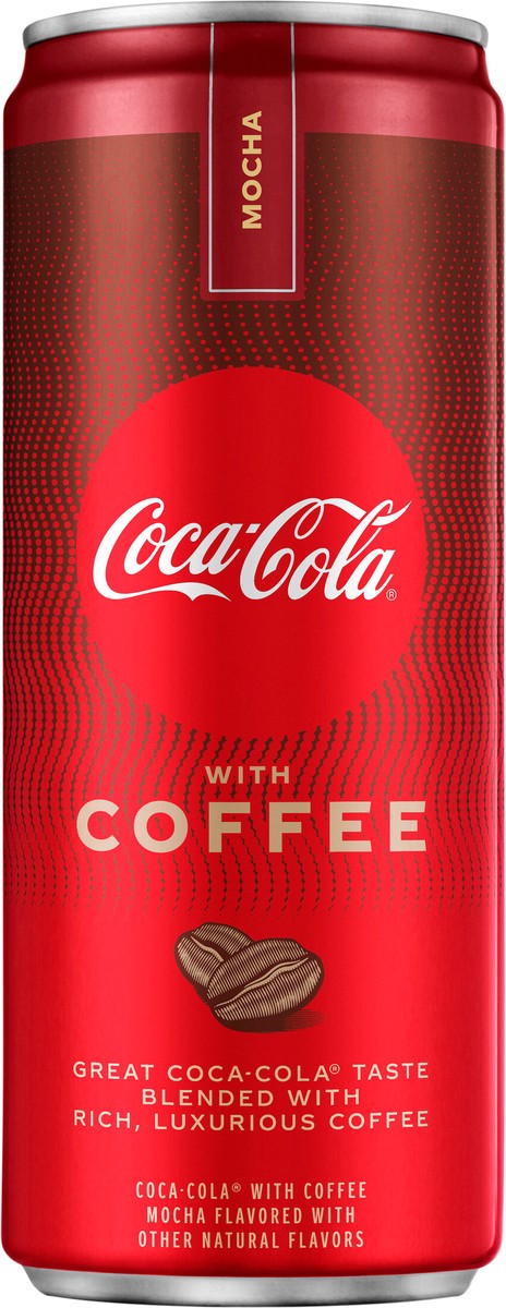 slide 4 of 7, Coca-Cola with Coffee Mocha Can, 12 fl oz, 12 fl oz