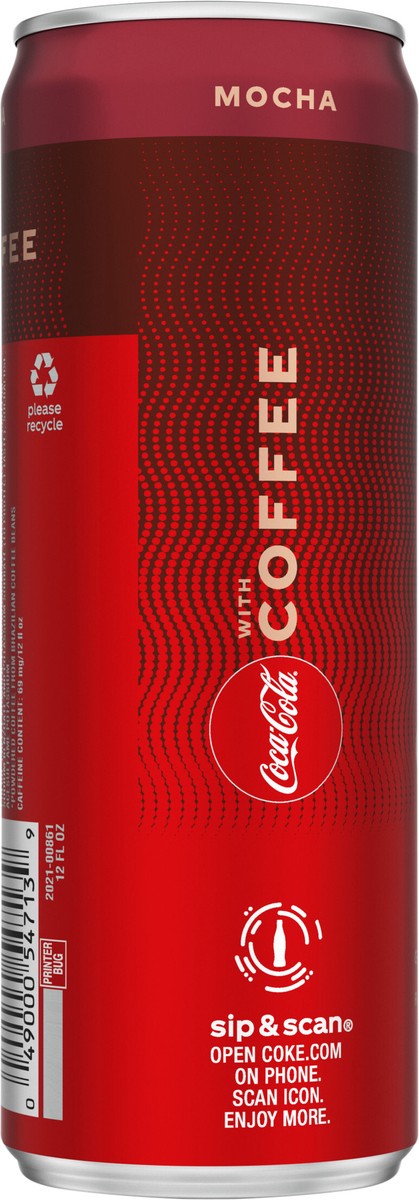 slide 5 of 7, Coca-Cola with Coffee Mocha Can, 12 fl oz, 12 fl oz