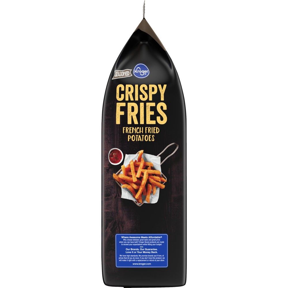 slide 3 of 4, Kroger Seasoned Crispy Fries, 24 oz