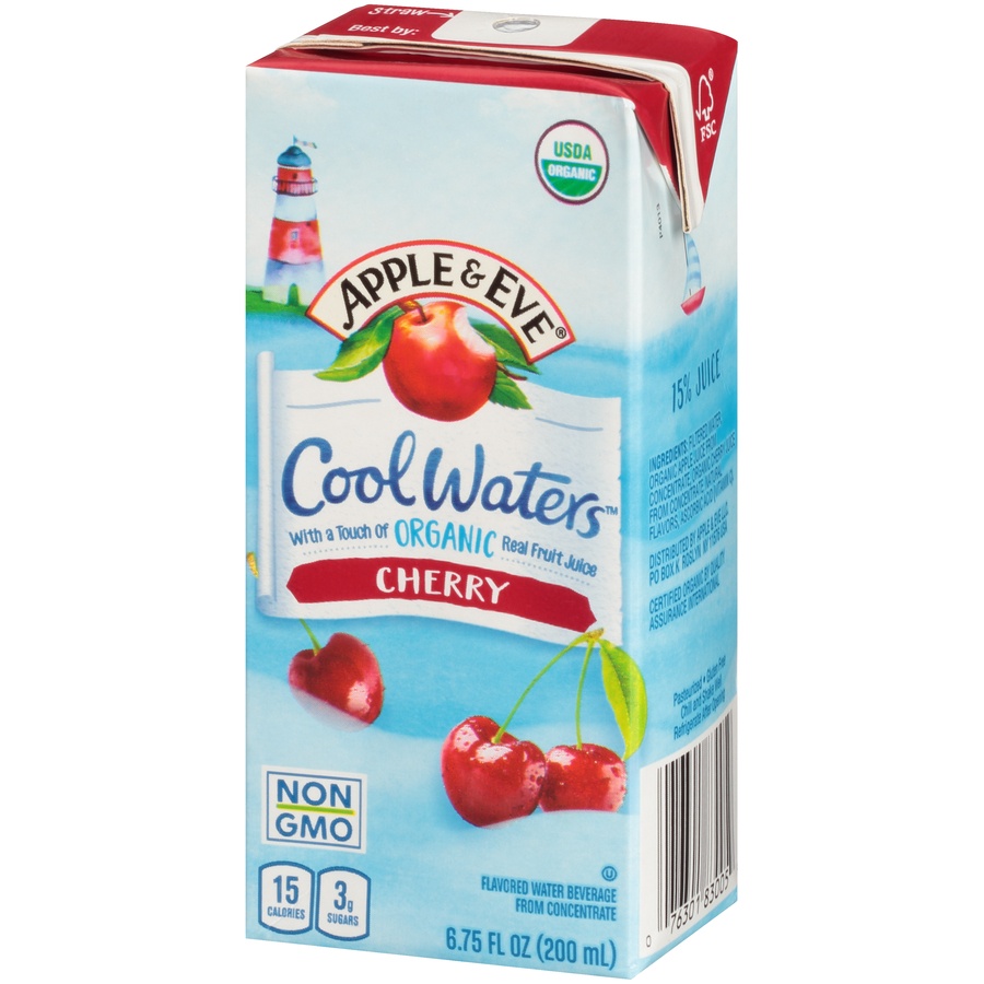 slide 3 of 8, Apple & Eve Cool Waters - Cherry, 8 ct; 6.75 fl oz