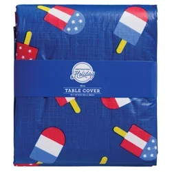 Destination Holiday Popsicle Scatter Print PEVA Table Cover