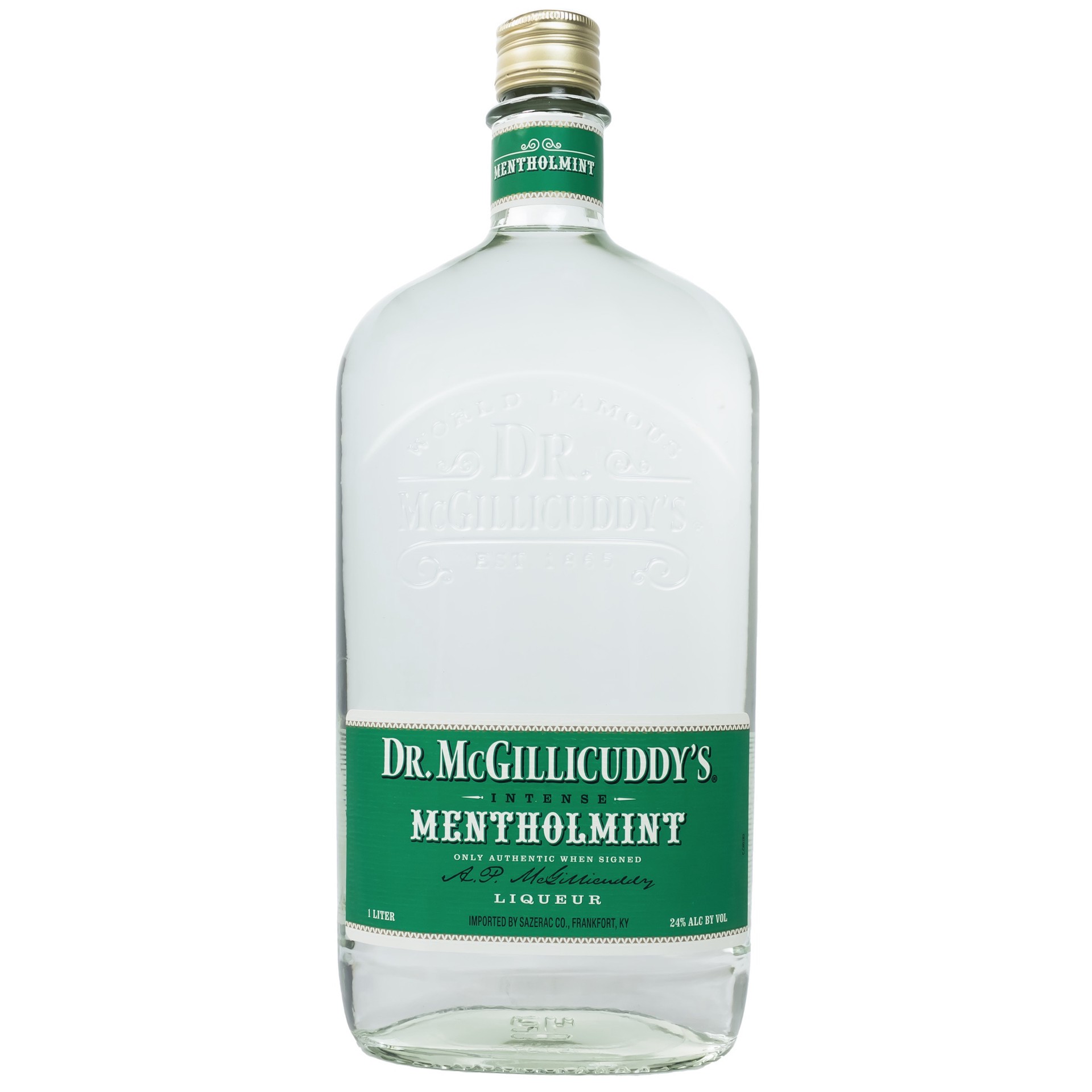 slide 1 of 3, Dr. McGillicuddy's Mentholmint, 1 liter