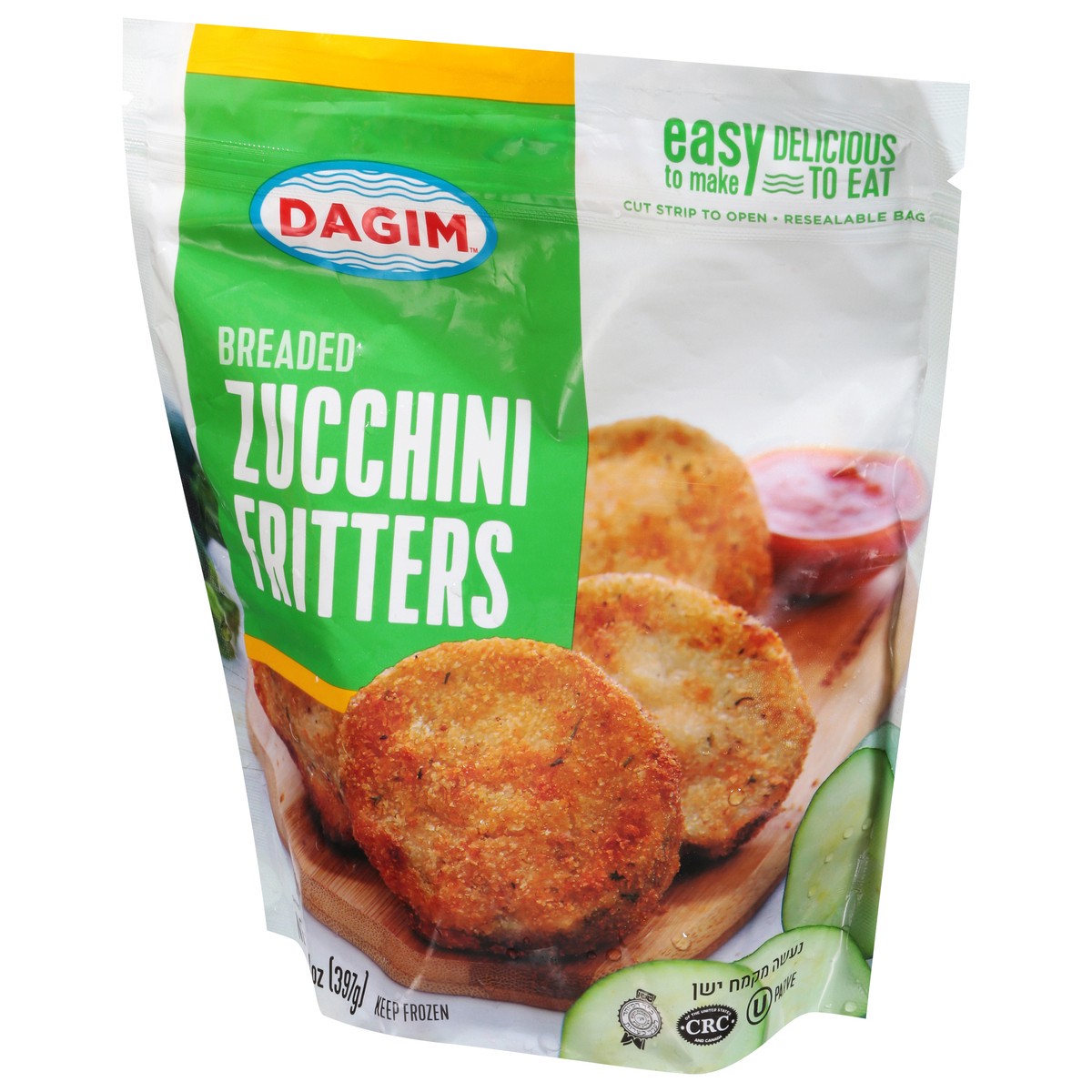 slide 5 of 9, Dagim Breaded Zucchini Fritters 14 oz, 14 oz