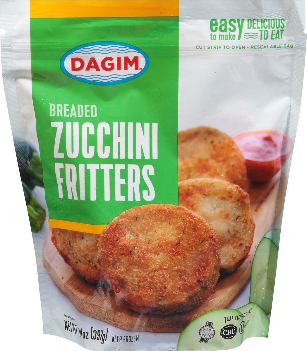 slide 7 of 9, Dagim Breaded Zucchini Fritters 14 oz, 14 oz