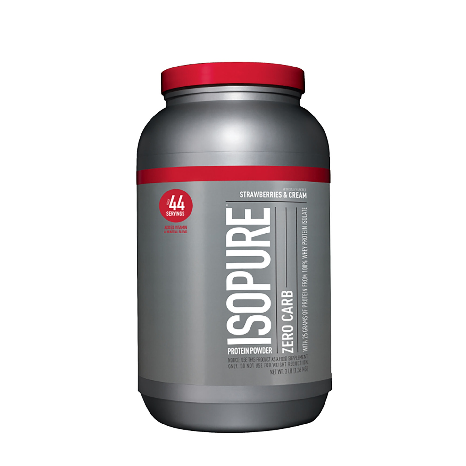 slide 1 of 1, Nature's Best Isopure Zero Carb Protein Powder Strawberries & Cream, 3 lb