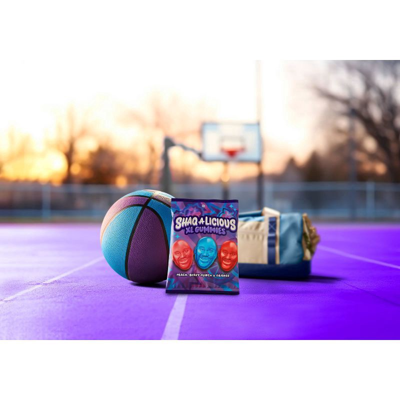 slide 2 of 6, Jolly Rancher SHAQ-A-LICIOUS Gummies Peg Bag (Berry Punch - Blood Orange And Peach Flavors) - 12ct/6.2oz, 12 ct; 6.2 oz