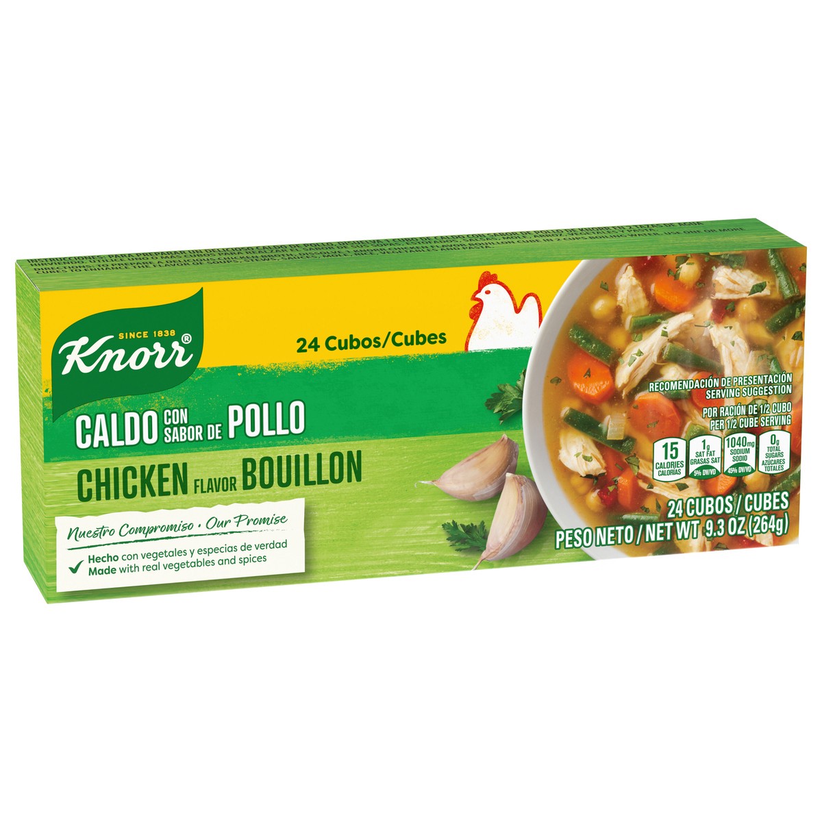 slide 8 of 9, Knorr Cube Bouillon Chicken, 9.3 oz, 24 Count, 9.3 oz