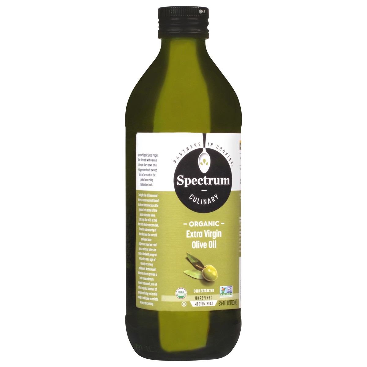 slide 3 of 11, Spectrum Culinary Organic Extra Virgin Olive Oil 25.4 fl oz, 25.4 fl oz