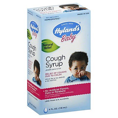 slide 1 of 1, Hyland's Baby Cough Syrup, 4 fl oz