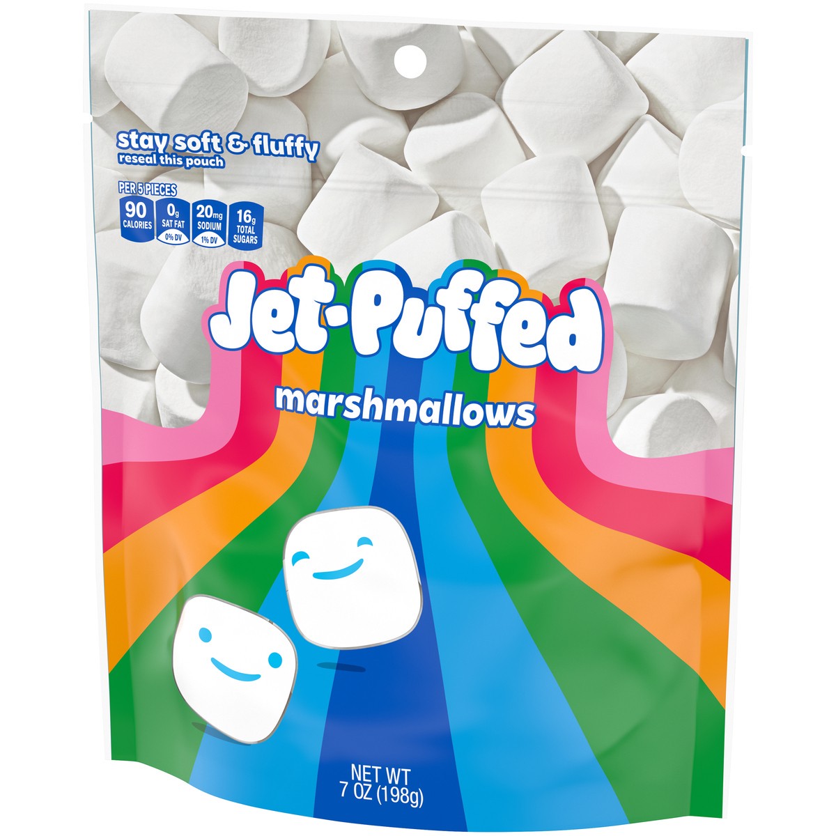 slide 6 of 9, Jet-Puffed Marshmallows, 7 oz Resealable Bag, 7 oz