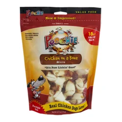 Poochie Chicken On A Bone, Micro, Value Pack