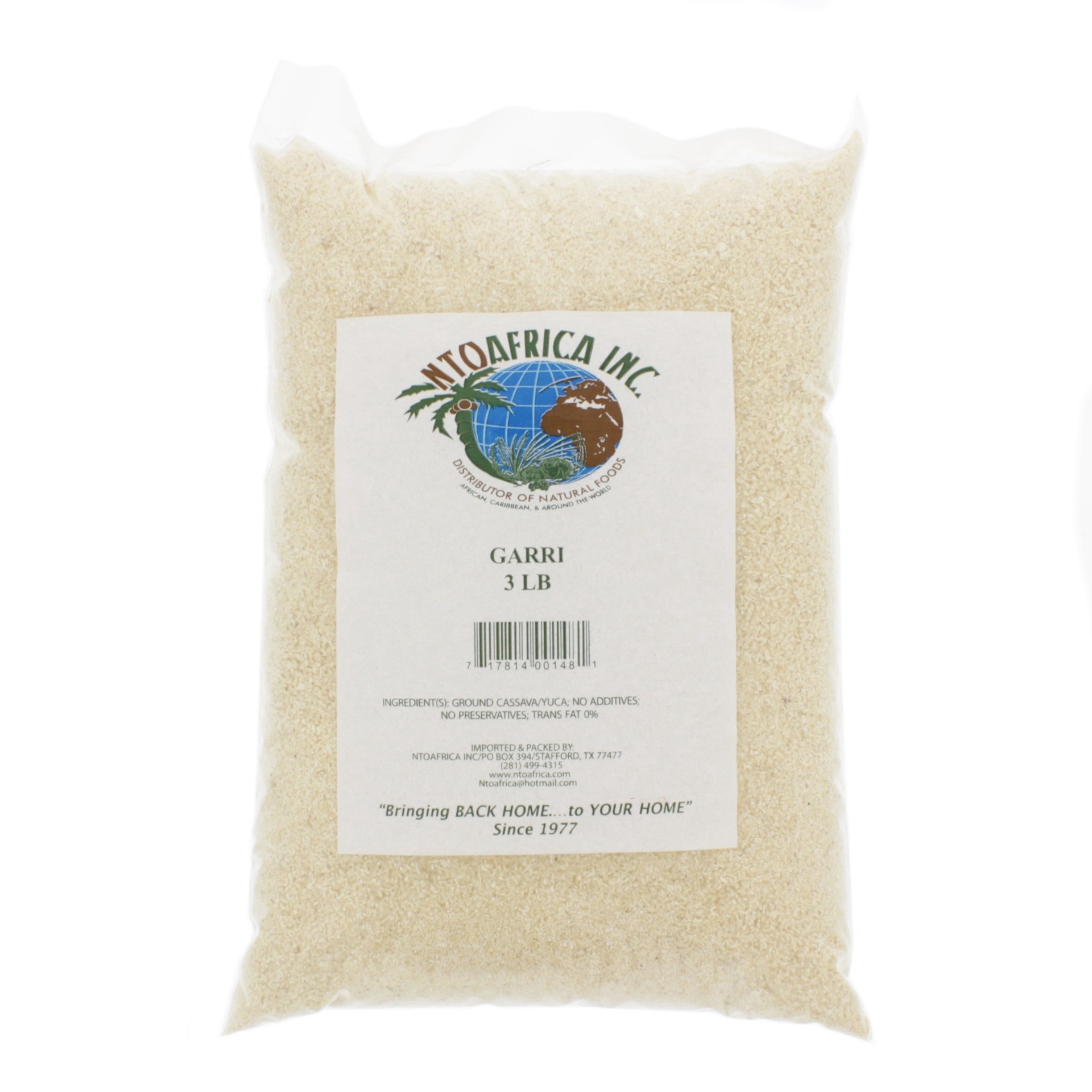 slide 1 of 1, NTO Africa Garri, 3 lb
