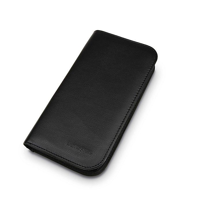 slide 1 of 2, Samsonite Zip Travel Wallet - Black, 1 ct