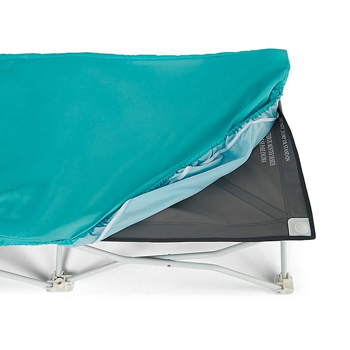 slide 8 of 9, Regalo My Cot Bear Pal Portable Toddler Bed - Teal, 1 ct