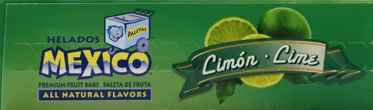 slide 3 of 4, Helados Mexico Premium Lime Fruit Bars 6 ea, 6 ct