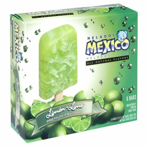 slide 1 of 1, Helados Mexico Paletas Lime Frozen Fruit Bars, 18 fl oz