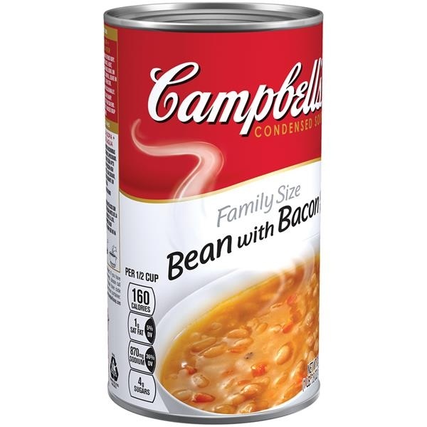 Campbell's Condensed Family Size Bean With Bacon Soup Shipt