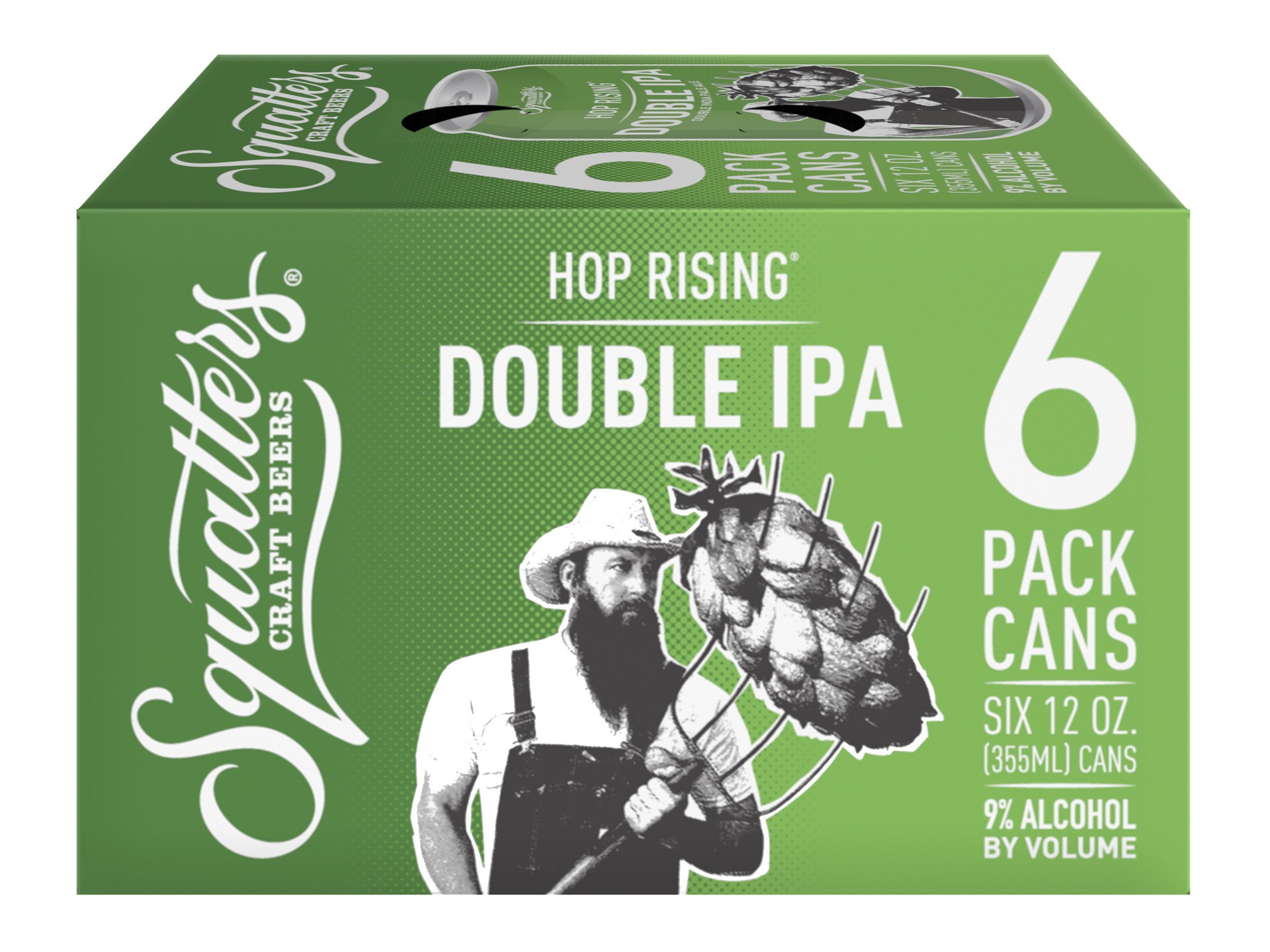 slide 7 of 9, Squatters Hop Rising Double IPA 6 Pack 12 oz can, 6 ct; 12 oz