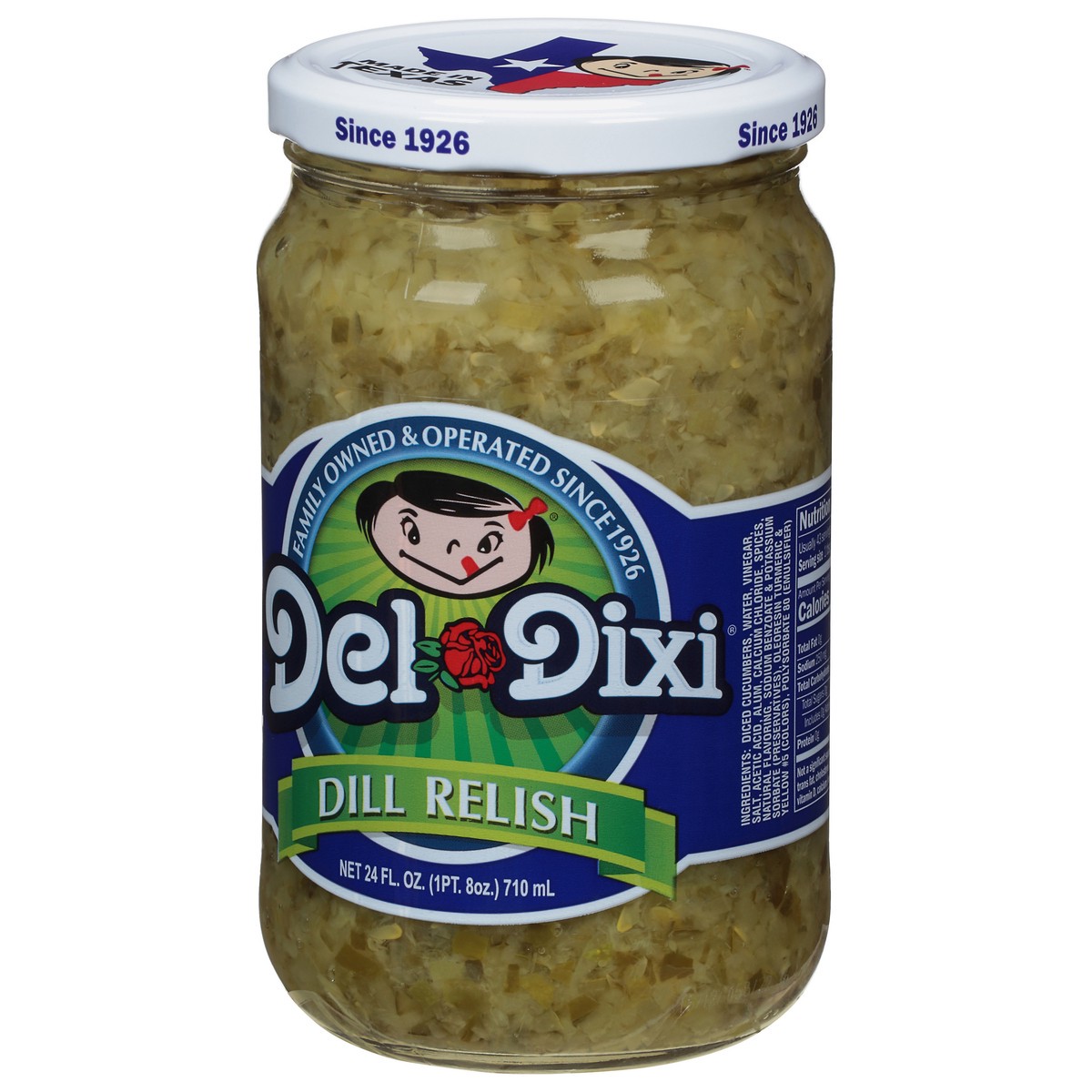 slide 8 of 13, Del-Dixi Dill Relish Pickles 24 fl oz, 24 oz