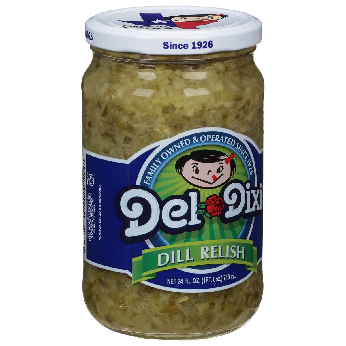 slide 10 of 13, Del-Dixi Dill Relish Pickles 24 fl oz, 24 oz